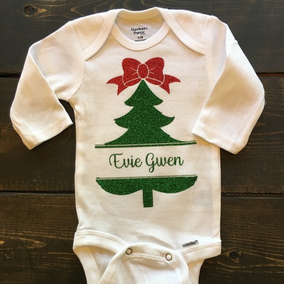 🎄Customized Christmas Tree Onesie 🎄 - Picture 2 of 3